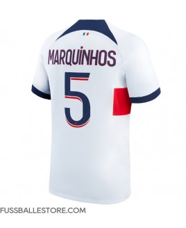 Günstige Paris Saint-Germain Marquinhos #5 Auswärtstrikot 2023-24 Kurzarm